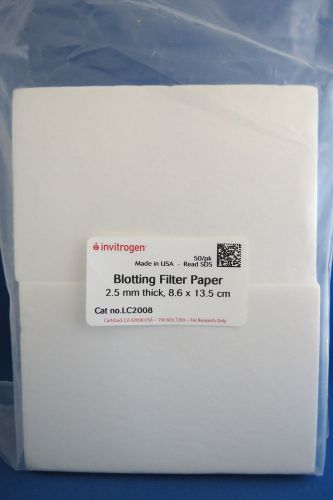 Invitrogen Blotting Filter Paper 2.5 mm thickness 8.6 x 13.5 cm LC2008 Pack/50