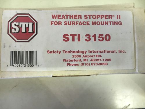 STI 3150 NIB WEATHER STOPPER II FOR MANUAL FIRE ALARM STATIONS SEE PICS #A53