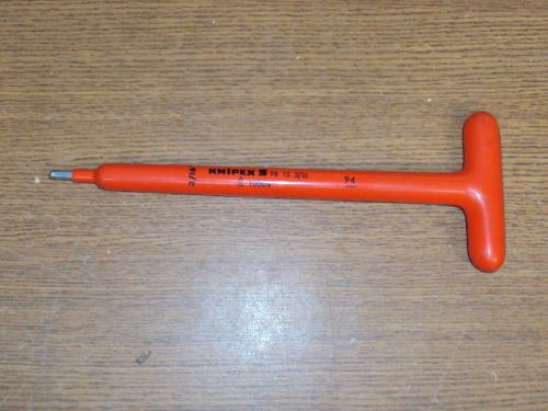 KNIPEX 98 15 3/16 Insulated Hex Key 3/16&#034; 1000V