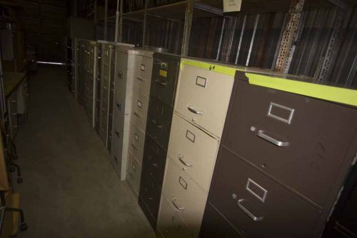Lot of Metal File Cabinets--(Lot of 15)   (10) Letter  &amp;  (5) Legal