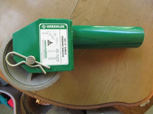 GREENLEE 441-3&#034; Cable Feeding Sheave