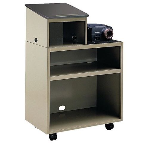 Smith System Mobile Projector Lectern Podium Presentation Side Document Wheels
