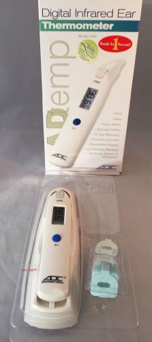 Adc digital infrared ear thermometer w/free 40 probe covers &amp;led pen/penlight for sale