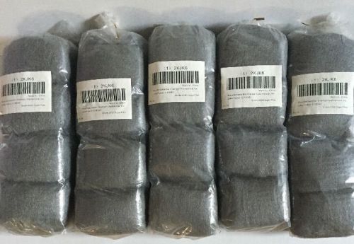 (5) 2kjk6 ind grade steel wool, super fine, pk16 - 5 packs of 16 for sale