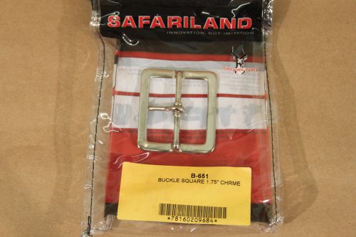 SAFARILAND B-6651 BUCKLE  1.75&#034; Chrome (BRAND NEW IN PACKAGING)