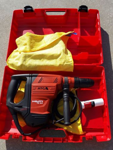 Hilti te 60-atc-avr &amp; case, 1 te-yx 5/8&#034; x 14&#034; &amp; 1 pointed chisel for sale