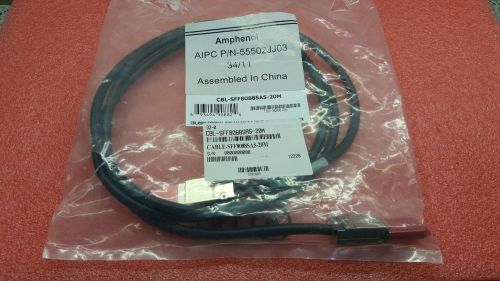 Amphenol AIPC 55502JJ03 External SAS 2M Data Cable SFF8088 to SFF8088
