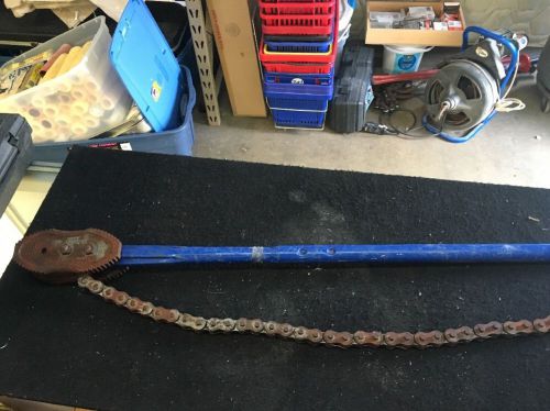 Record 234c chain pipe wrench. for sale
