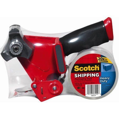 Scotch Heavy Duty Shipping Packaging Tape with Heavy Duty Dispenser, 1.88 New
