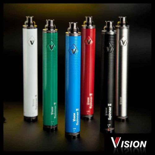 Vision - Spinner -2 II 1600mah 1650 Variable Voltage Battery New in Box DARK RED