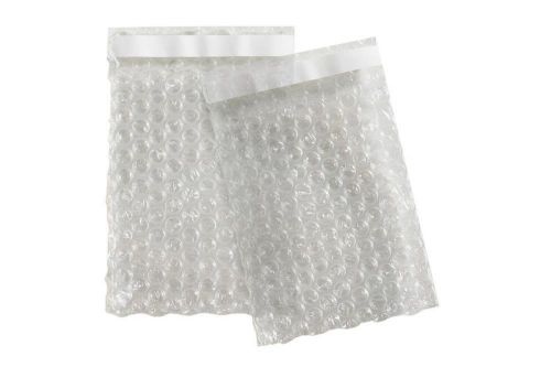 7.5&#034;(L) x 4&#034;(W) Self-Sealing Clear Bubble Out Pouches Wrap Bags - 50QTY
