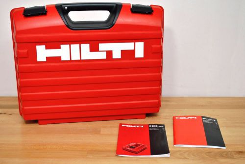 Hilti tools replacement hard case &amp; manual for hammer drill driver set sfh 18-a for sale