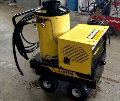 Used landa vhw4-2000a hot water diesel 3.5gpm @ 2000psi pressure washer for sale