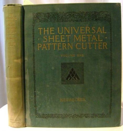 1941 antique; the universal sheet metal pattern cutter volume 1 for sale