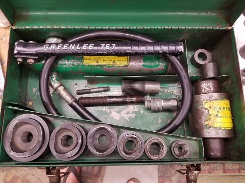 Greenlee Knockout Punch Set 1/2&#034;to 2&#034; 7306 Used Excellent Condition
