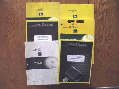 lot of 6  John Deere Technical Manuals, used