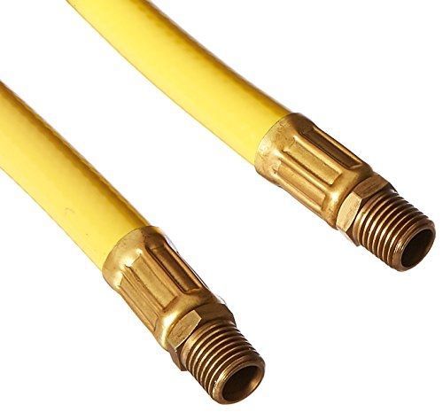 Apache 10130330 3/8&#034; x 50&#039; premium yellow pvc air hose assembly with 1/4&#034; male for sale