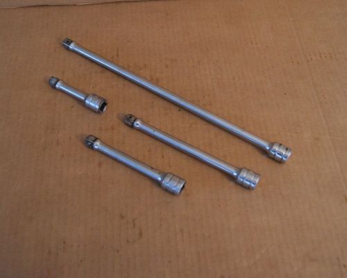 Snap on tools 3/8 drive 4pc extension lot 11&#034; 6&#034; 4&#034; 2&#034; usa fxw6 fx11 fx4 fx2 for sale