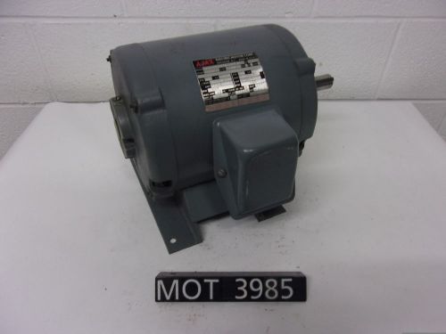 Ajax 1.5 hp 5b7224tdr76bbw 224 frame 3 phase electric motor (mot3985) for sale