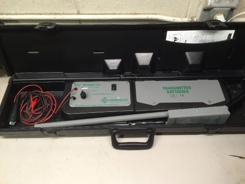 Greenlee model 521a system tracker ii cable locating system buried line locator for sale