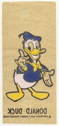1960&#039;s WALT DISNEY&#039;S Donald Duck + MEEEOOWW Lion + Rocker Iron-On Transfers