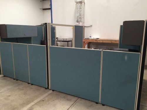Office Cubicles Work Stations 76&#034;x76&#034;x64&#034; Set Of Two