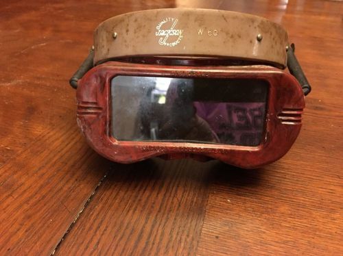 Vintage Jackson Unigoggle Safety Welding Eyeglasses Goggles - Steampunk JPHG-5 L
