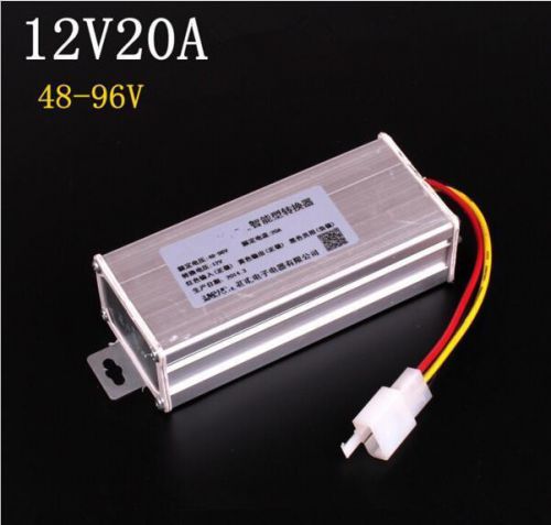 Converter adapter to voltage transformer dc 96v 72v 64v 60v 48v to 12v 20a for sale