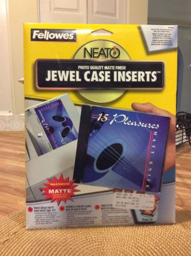 Jewel Case Inserts Inkjet CD/DVD Matte White 20/Pack