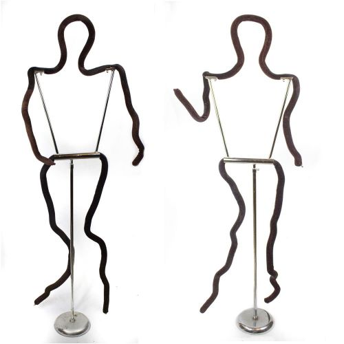 Mannequin Form Bendable Body Clothes Flexible Hanger Display Adult velvet