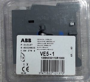 NIB ABB mechanical interlock VE5-1  690V 16A - 60 day warranty