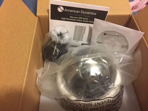 American dynamics adca5dwic3n rev b security camera indoor white 700tvl 9-22mm for sale