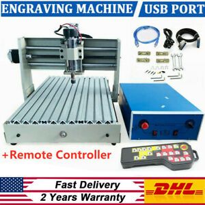USB 3 Axis 3040 Router Engraver 3D CNC Milling Drilling Machine 400W+Remote 220V