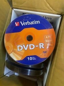(80 Pack) Verbatim DVD-R  16X 4.7GB 120 Minutes Recordable (NEW)