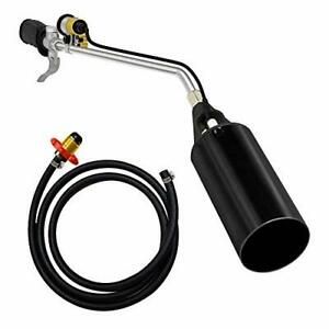 TOAUTO Propane Torch Weed Burner Torch Double Switch with Push Button Igniter...
