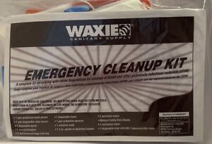 Emergency Cleanup Kit by Waxie Sanitary Supply - 13 items in the Package