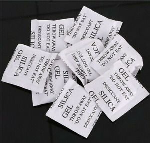 1g*20 Packets Silica Gel Sachets Desiccant Pouches Moisture-Proof Adsorption