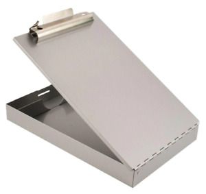 Saunders 00224 Letter Size Aluminum Contractors Storage Clipboard Organizer
