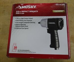 Husky H4425 Air Impact Wrench 3/8&#034; Drive 250 ft lbs 9500 RPM 1003 097 311 new