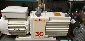 Edwards Model E2M-30 Single Phase Dual Stage High Vacuum Pump Rebuilt  208-230 V