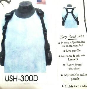 Cell Phone Radio Refinery Universal Shoulder Double Holster 300-D New In Package