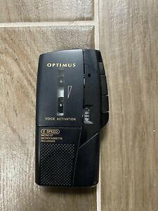 Optimus Micro 37 Microcassette 2 Speed Recorder TESTED
