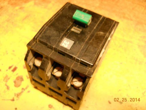 SQUARE D circuit breaker 15a 3 pole 240v  /120v bolt -in qob