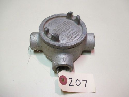 Crouse Hinds 3/4 GUAT Explosion Proof Outlet Box #207