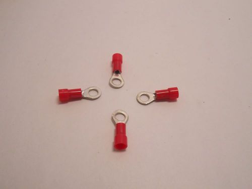 RED CRIMP #10 RING TERMINALS- 18-22 GAUGE- Pkg/10