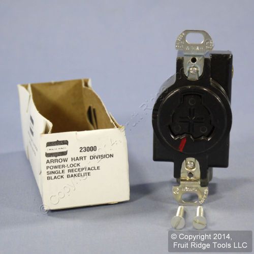 Arrow Hart Power Interrupting Twist Locking Receptacle Outlet 20A 23000 Boxed