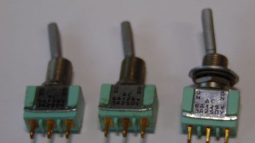 ALCO 106D SWITCH SPDT ON-ON FAT BAT TOGGLES SWITCHES
