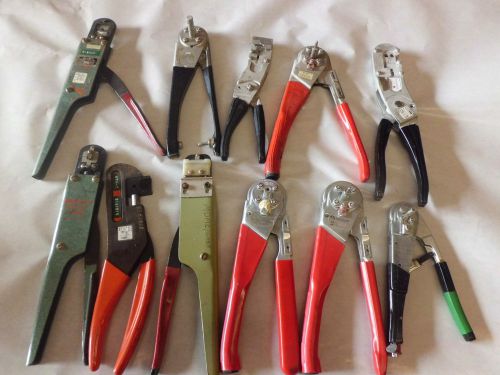 11 buchanan astro thomas betts burndy bendix electrical crimper hand tool for sale