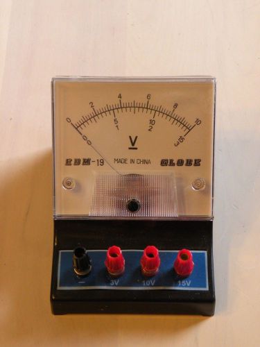 Voltmeter; Triple; 0-3/10/15.V