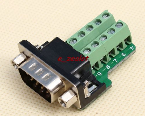 DB9-G9  Teeth Type Connector 9Pin Male Adapter Terminal Module RS232-Terminal